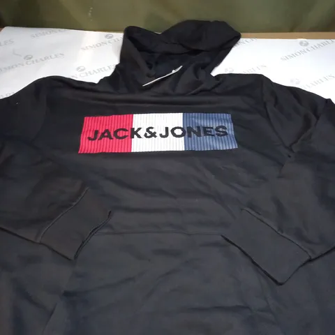 JACK AND JONES LOGO HOODIE SIZE 4XL