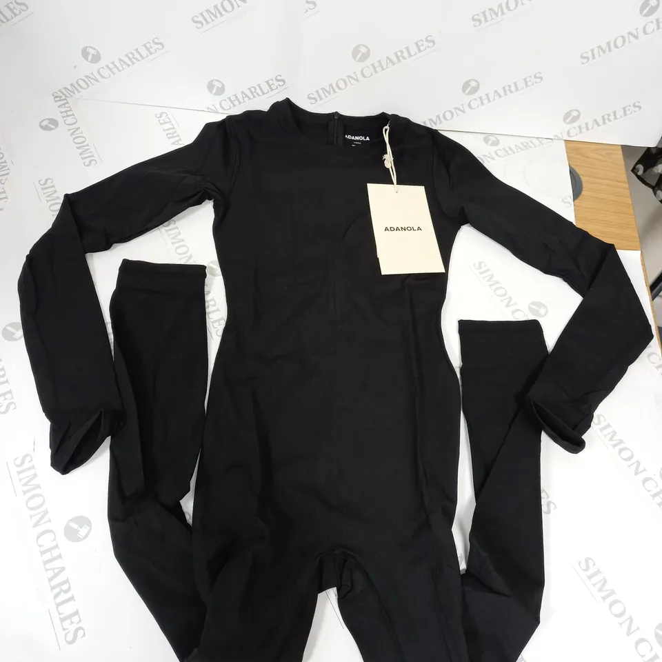 ADANOLA LONG SLEEVE FULL LENGTH UNITARD SIZE XS