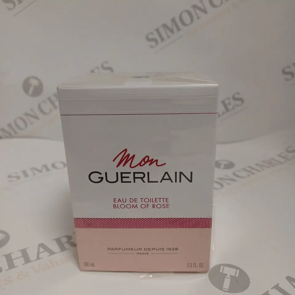 BOXED GUERLAIN MON GUERLAIN BLOOM OF ROSE EAU DE TOILETTE 100ML
