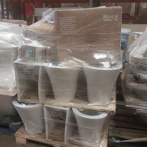 PALLET CONTAINING APPROXIMATELY 20x DESIGNER TOILETS & CISTERNS