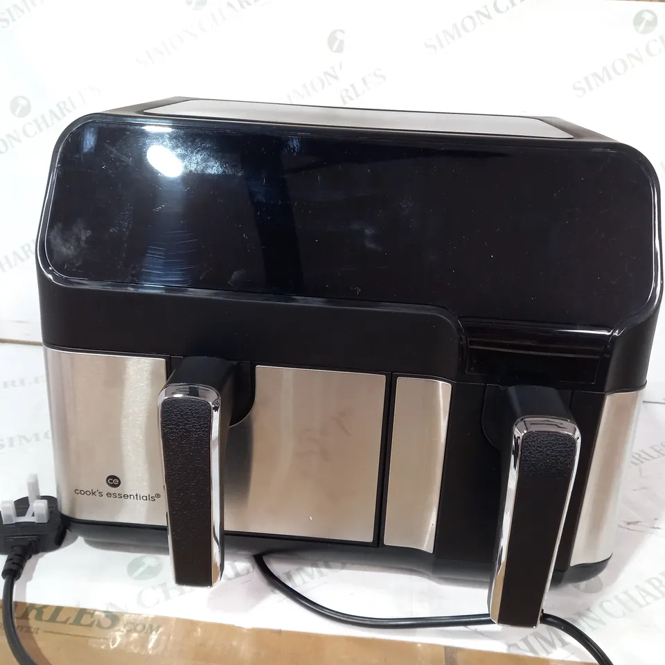 COOK'S ESSENTIALS 7.7L DUAL AIR FRYER