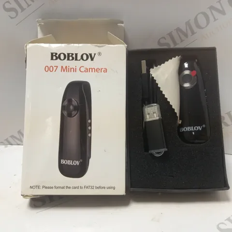 BOXED BOBLOV 007 MINI CAMERA