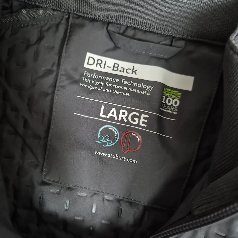 STUBURT DRI-BACK PADDED GILET – SLATE GREY, LARGE