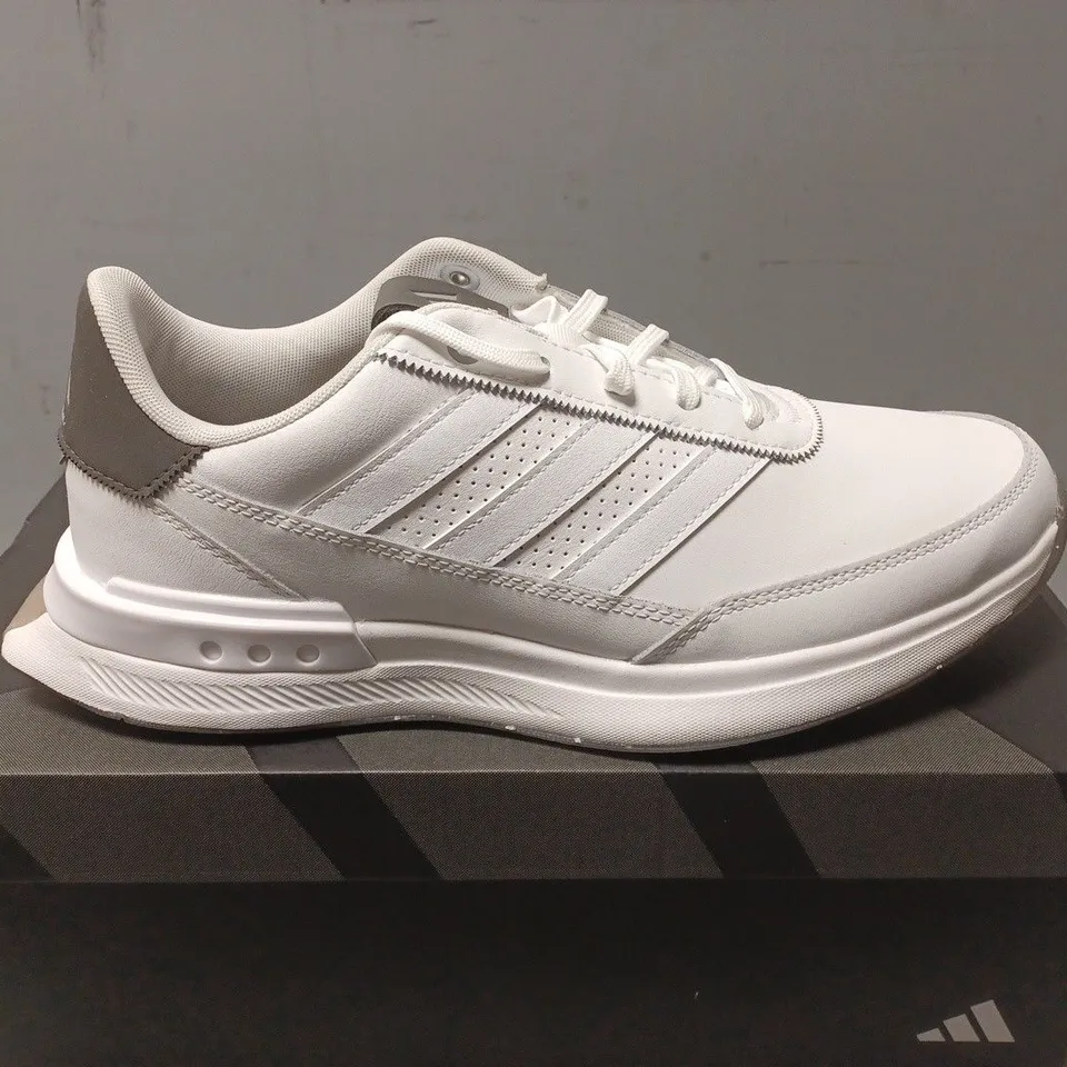 BOXED PAIR OF ADIDAS S2G SL LEATHER 24 GOLF SHOES - UK SIZE 8