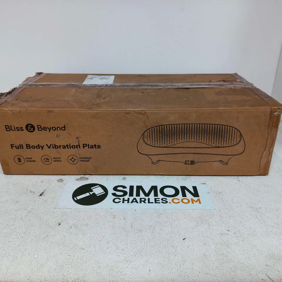 BOXED BLISS & BEYOND FULL BODY VIBRATION PLATE