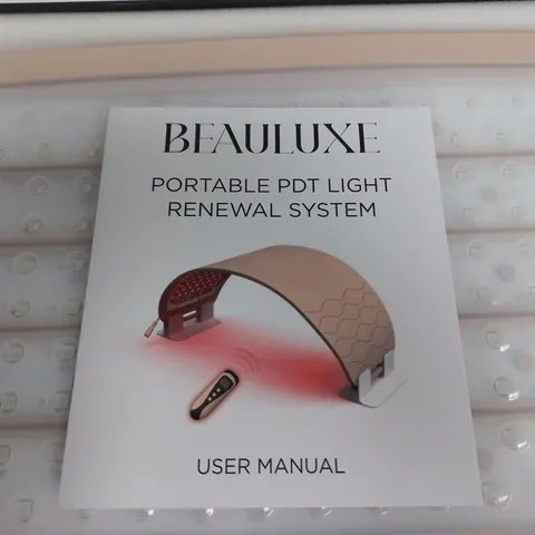 BOXED BEAULUXE PORTABLE PDT LIGHT RENEWAL SYSTEM