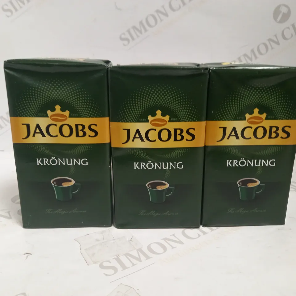 LOT OF 15 PACVKS OF JACOBS KRONUNG GROUND COFFEE (15 X 250G)