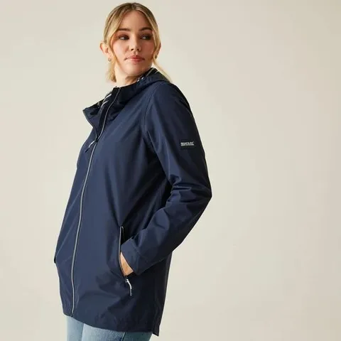 BRAND NEW REGATTA WOMENS BRIKA WATERPROOF JACKET IN NAVY - SIZE 12