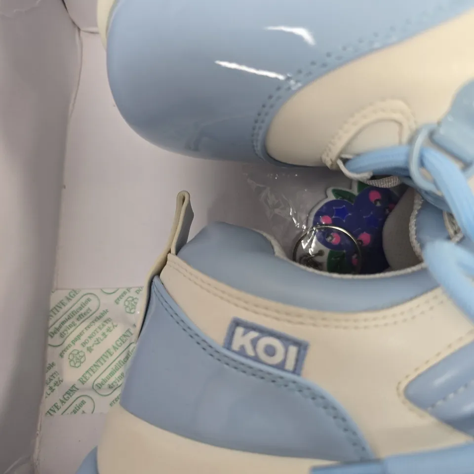 KOI BLUEBERRY SMOOTHIE TRAINERS – UK5 (BLUEBERRY-BLUE)