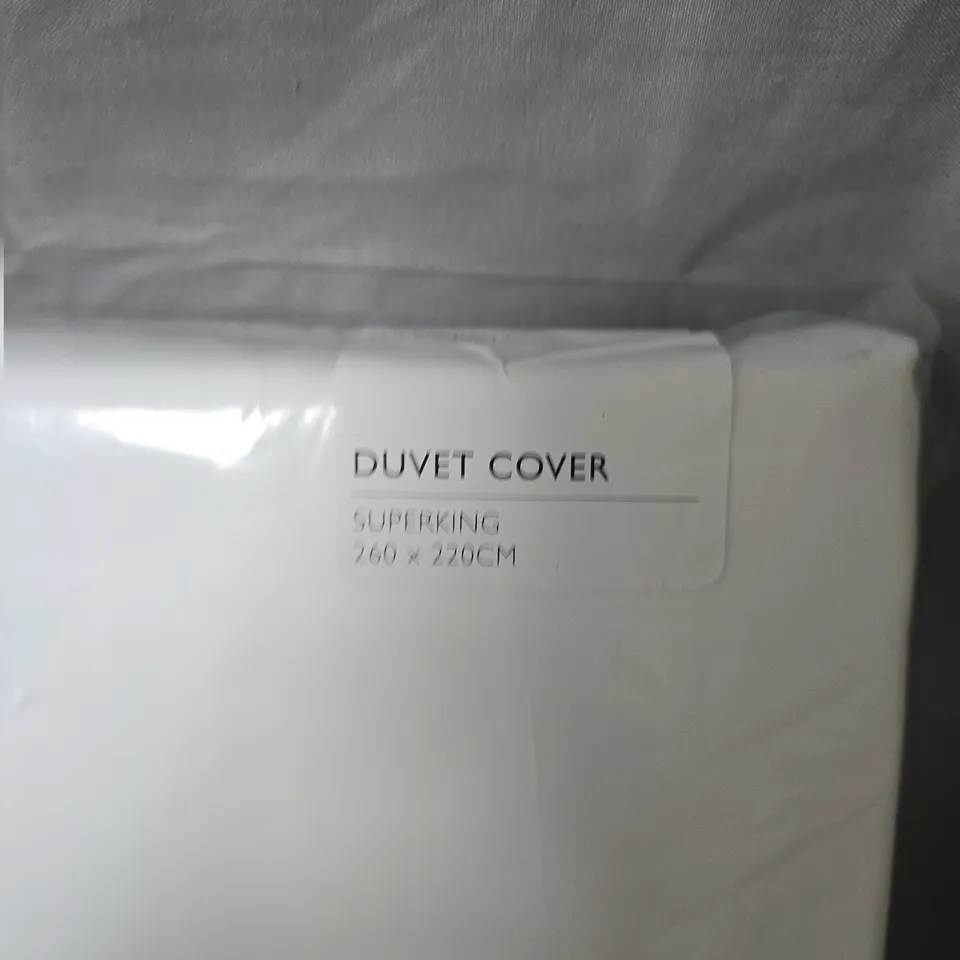 THE WHITE COMPANY EGYPTIAN COTTON DUVET COVER – SUPERKING (260 X 270 CM)
