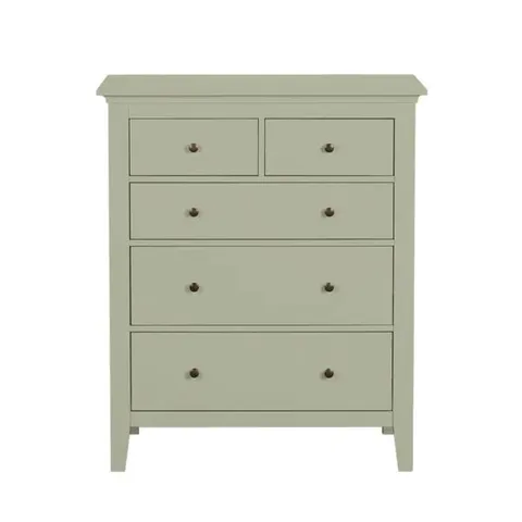 BOXED LYNTON 5 DRAWER CHEST - SAGE (1 BOX)