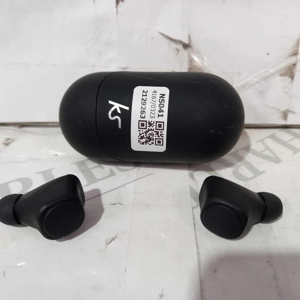 KITSOUND KSFUN25 WIRELESS EARBUDS IN BLACK