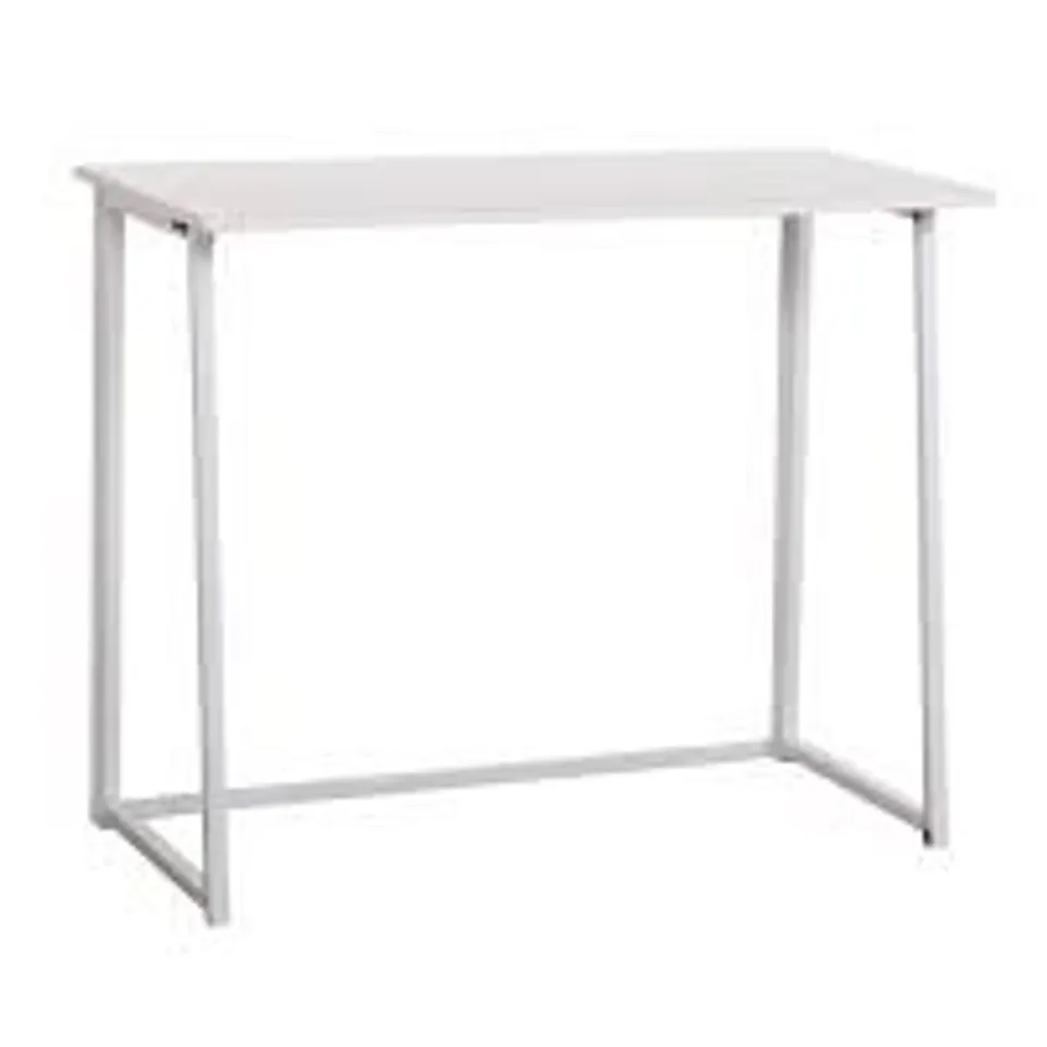 BOXED CHERRY TREE FOLDING COMPUTER DESK IN WHITE ZD-1
