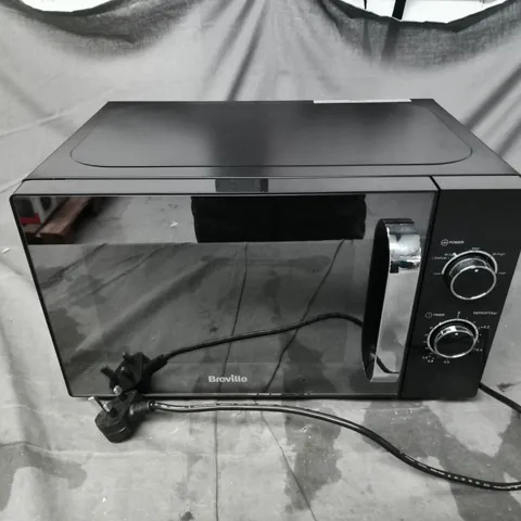 BOXED MORPHY RICHARDS BLACK MICROWAVE 