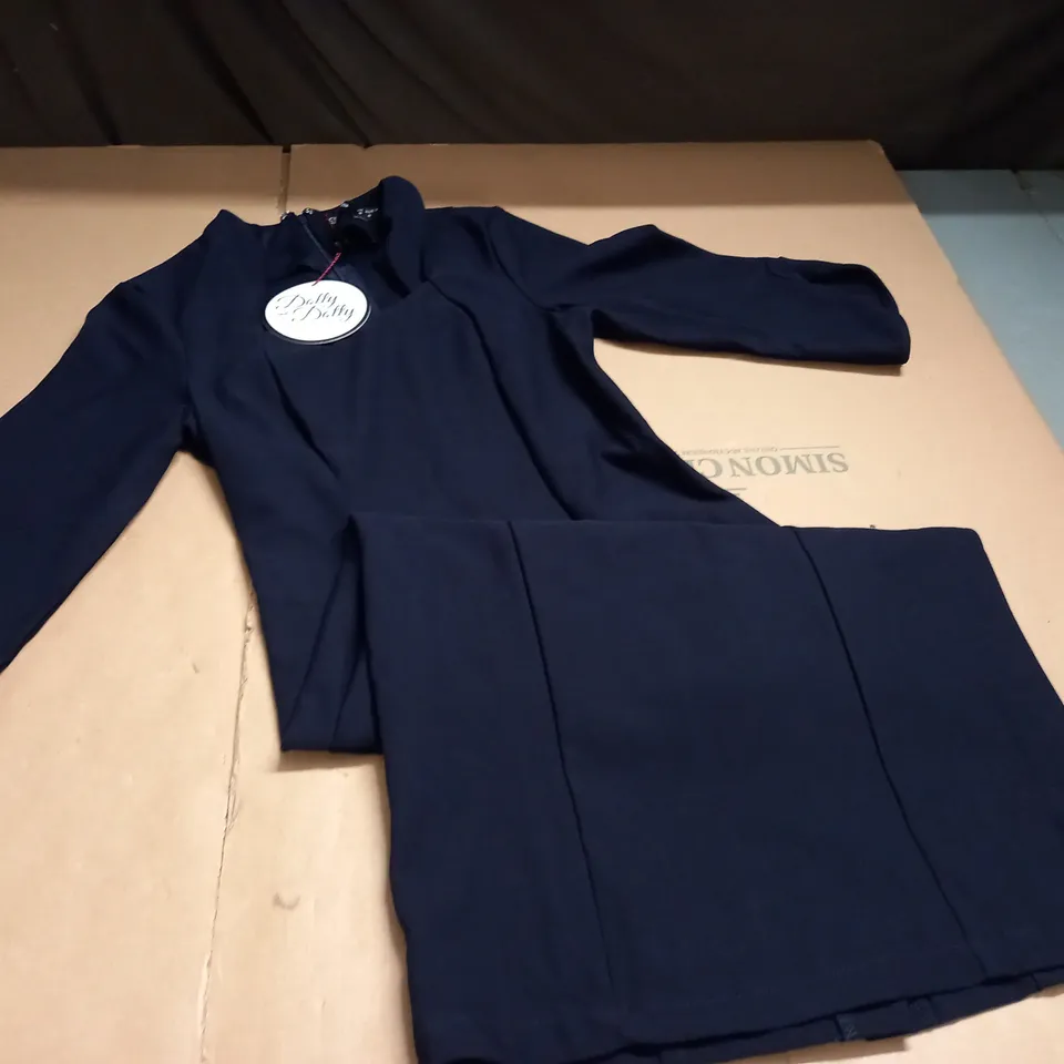 DOLLY & DOTTY NAVY DRESS - UK 8