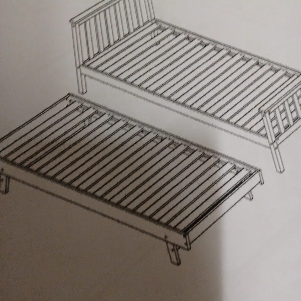 PANANA SINGLE BED FRAME, SOLID WOOD BED FRAME - COLLECTION ONLY 
