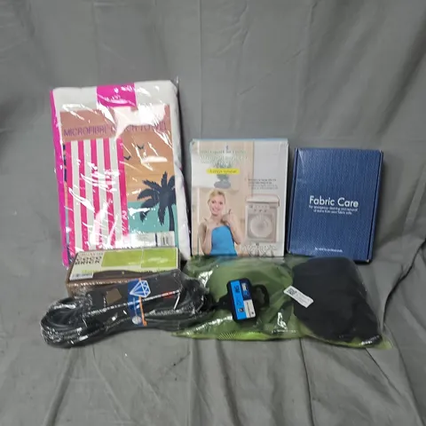 APPROXIMATELY 20 ASSORTED HOUSEHOLD ITEMS TO INCLUDE FABRIC DYE SET, ULTRA QUIET AIR COOLER, DIVCHI COCO BLOCK, ETC