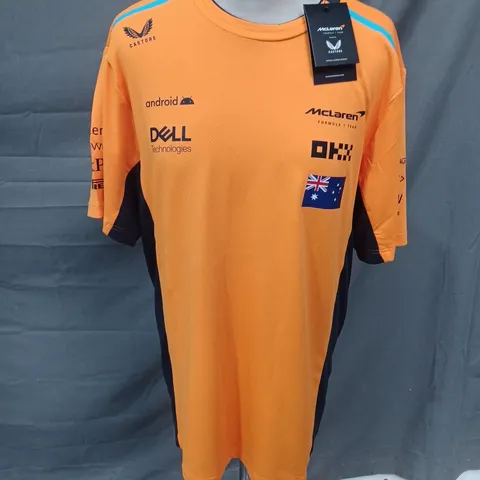 CASTORE MACLAREN REPLICA SET UP TEE - L