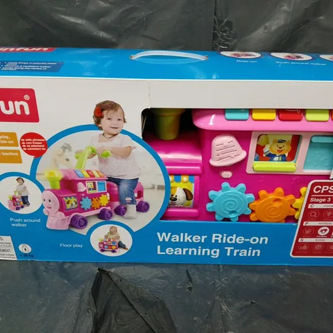 WALKER RIDE-ON LEARNER TRAIN - PINK