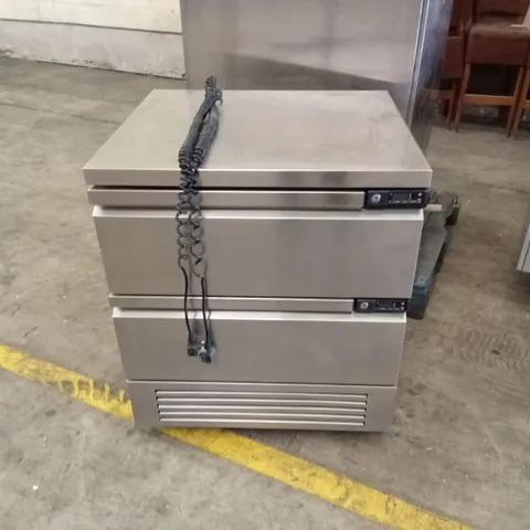 FOSTER FFC4-2 COMMERCIAL 2 DRAWER UNDER COUNTER STORAGE FRIDGE 