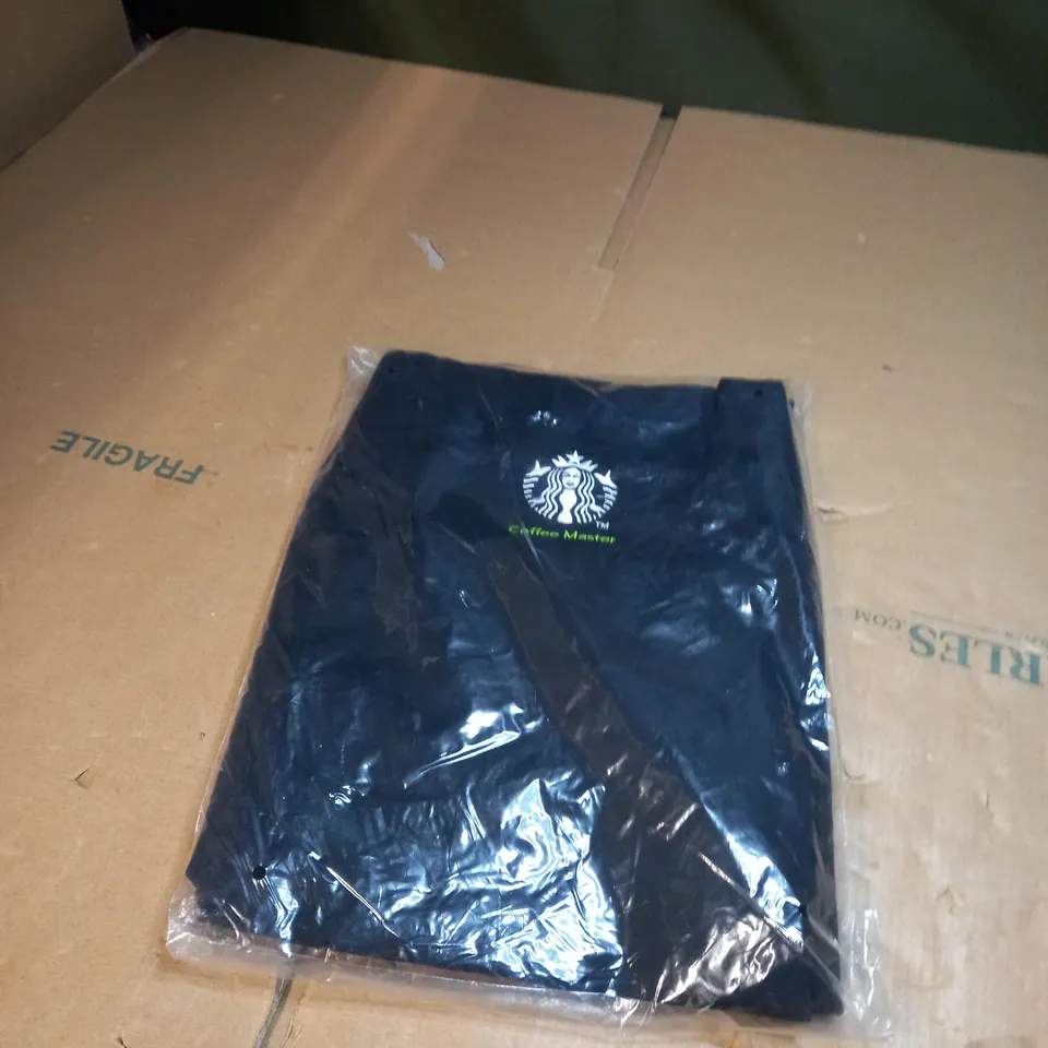 STARBUCKS DESIGNED COFFEE MASTER BLACK APRON 