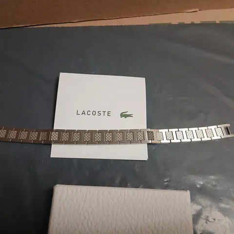 LACOSTE STAINLESS STEEL WATCH STRAP
