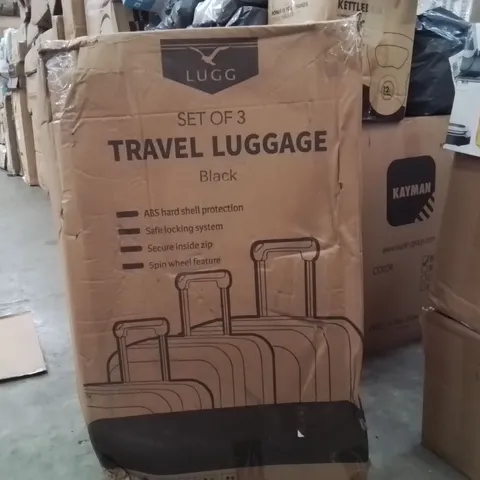 BOXED LUGG LIGHTWEIGHT TRAVEL SUITCASE SET