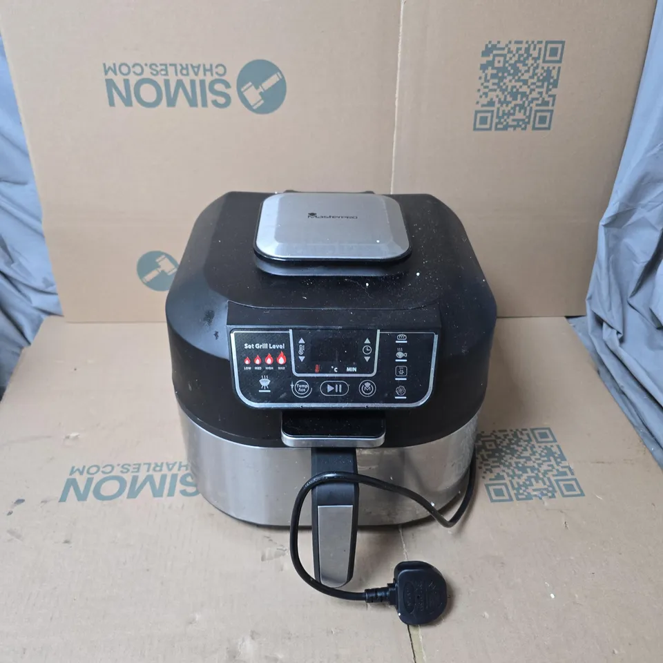MASTERPRO  AIR FRYER WITH GRILL FUNCTION – BLACK & SILVER 