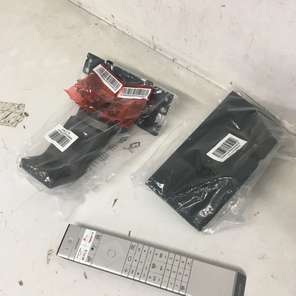 PHILIPS 65OLED907 65" 4K UHD TV WITH MAINS LEAD, PARTS FOR STAND AND REMOTE  