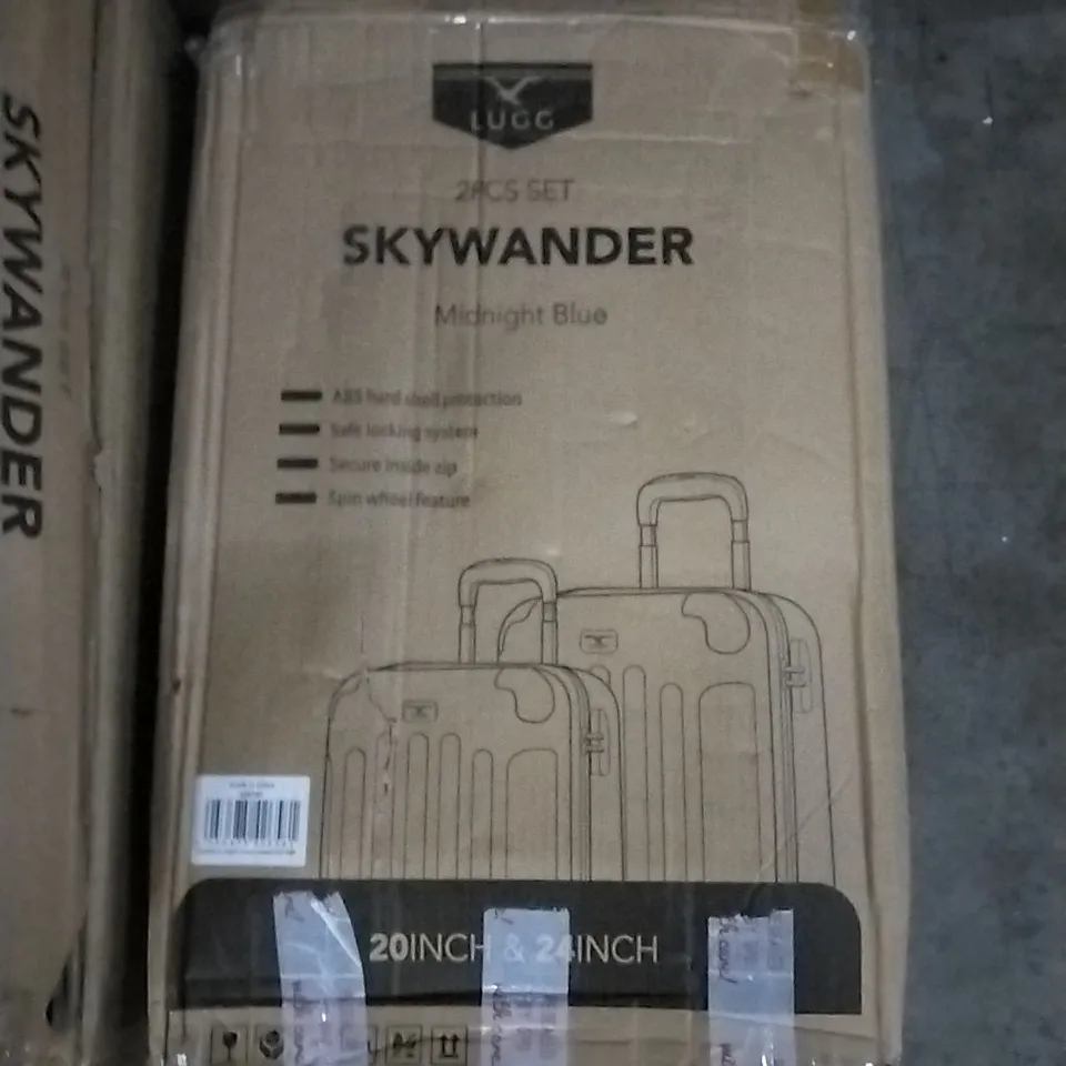 BOXED LUGG SKYWANDER HARDSHELL SUITCASE - MIDNIGHT BLUE 