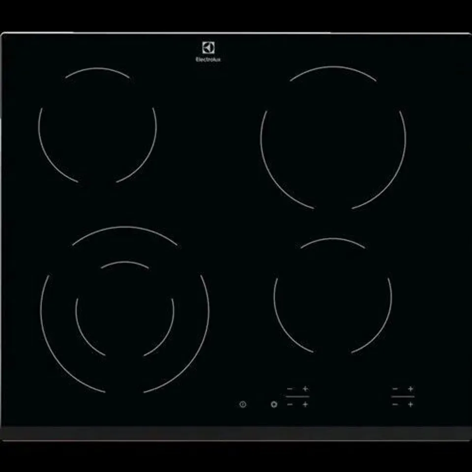 ELECTROLUX INTEGRATED 60CM 4 ZONE CERAMIC HOB MODEL EHF6241FOK RRP £359