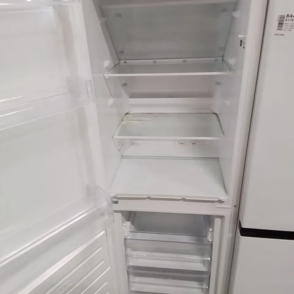 HOTPOINT 245 LITRE 50/50 FROST FREE FREESTANDING FRIDGE FREEZER - WHITE? [ENERGY CLASS F]