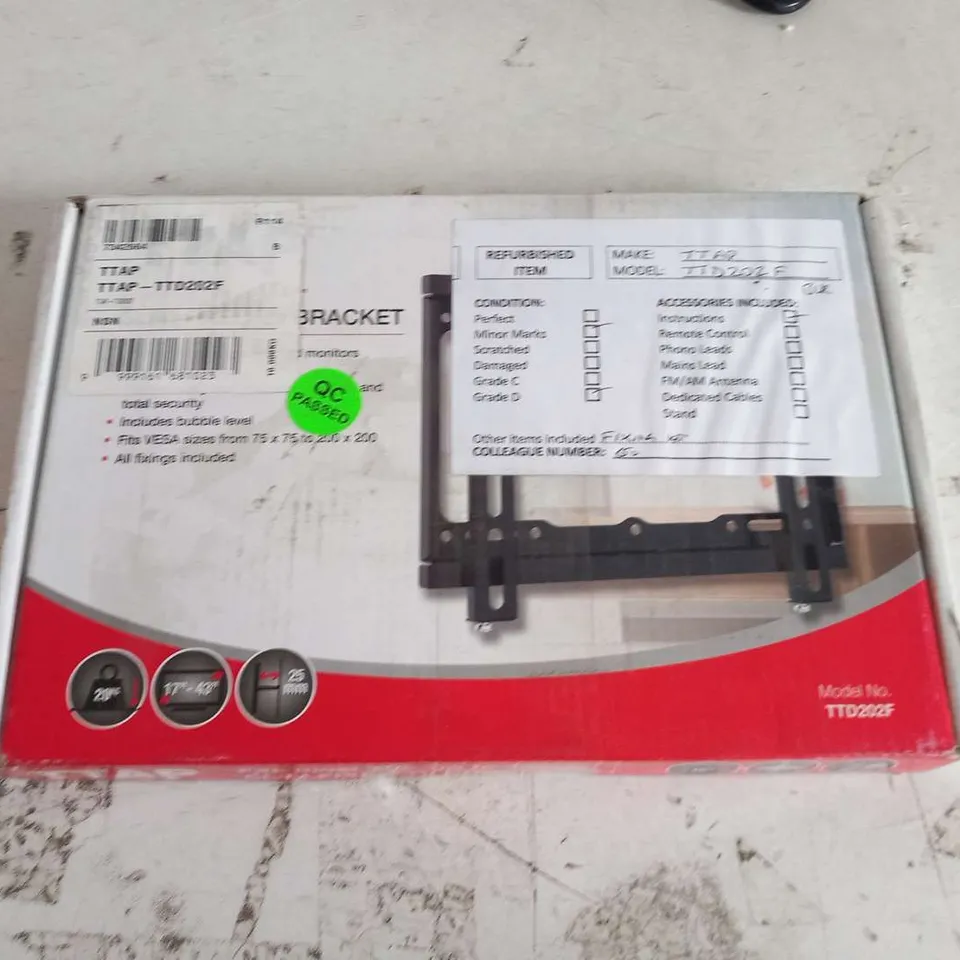 TTAP TTD202F ESW TV WALL BRACKET
