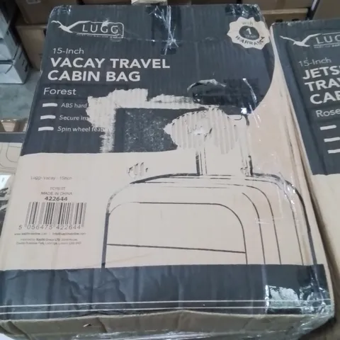 BOXED LUGG 15INCH VACAY TRAVEL CABIN BAG FOREST