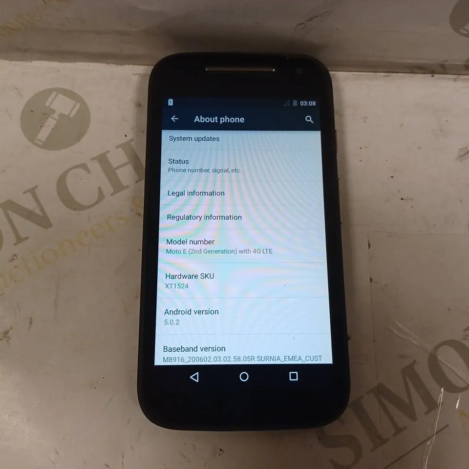 MOTOROLA MOTO E 2ND GEN