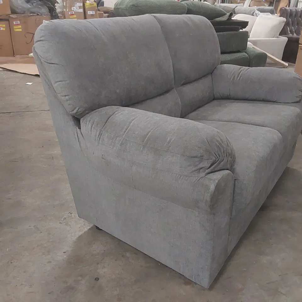 QUALITY DESIGNER FABRIC UPHOLSTERED 2 SEATER SOFA
