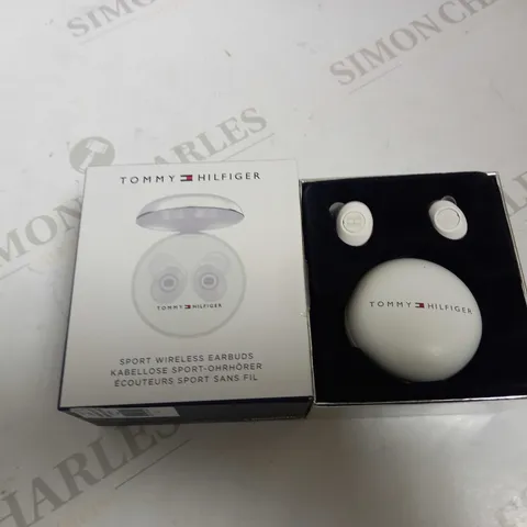 TOMMY HILFIGER SPORT WIRELESS EARBUDS - WHITE