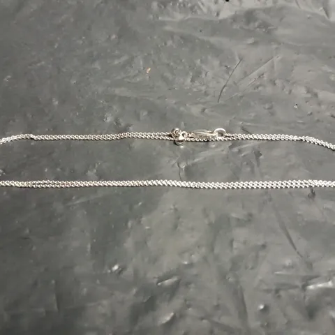 MONICA VINADER SILVER CHAIN BRACELET WITH SPRING RING CLASP