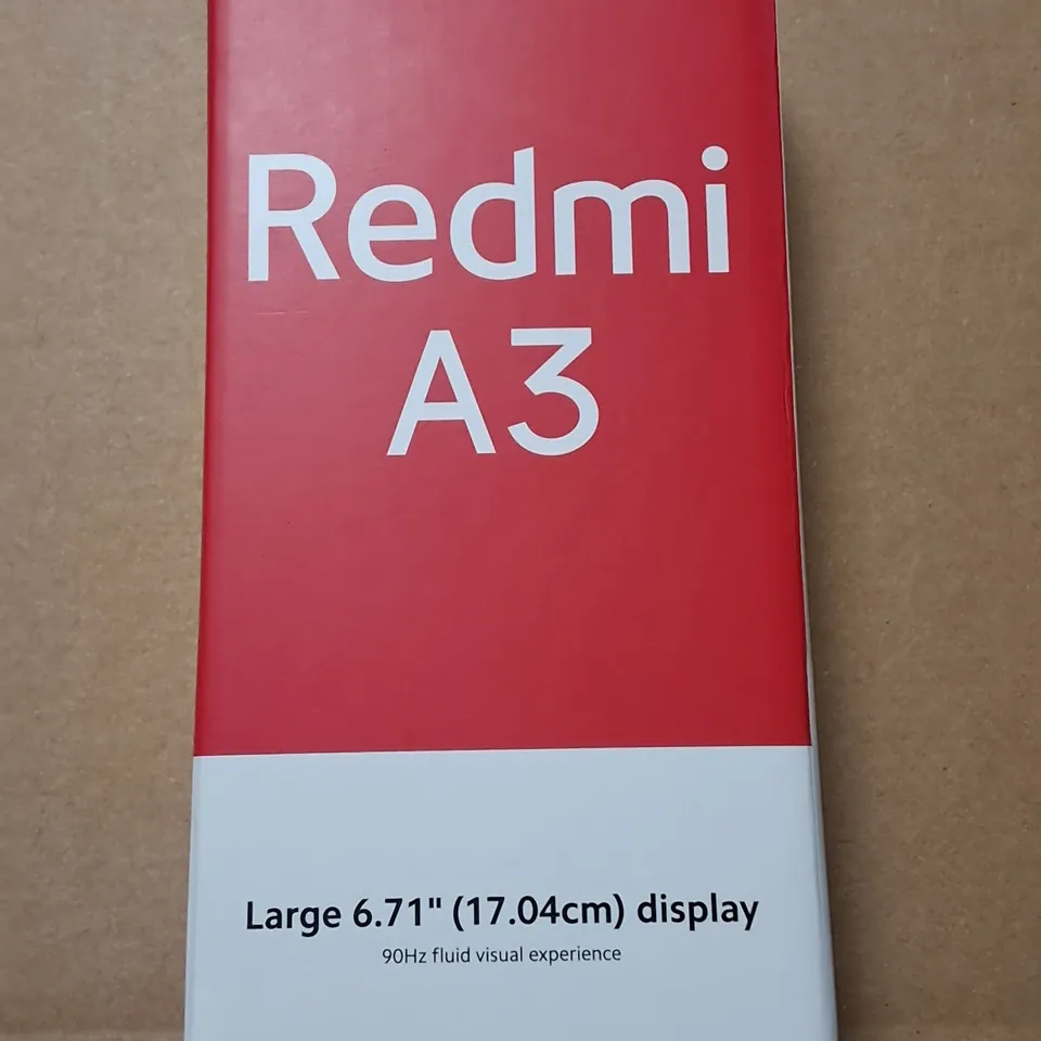 BOXED REDMI A3 MOBILE PHONE  - MIDNIGHT BLACK