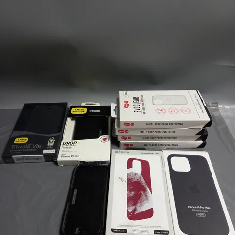 LOT OF 9 MOBILE PHONE CASES IPHONE VARIOUS MODELS