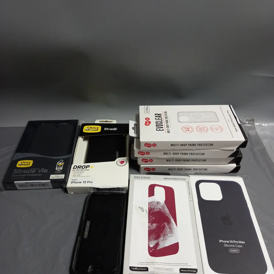 LOT OF 9 MOBILE PHONE CASES IPHONE VARIOUS MODELS