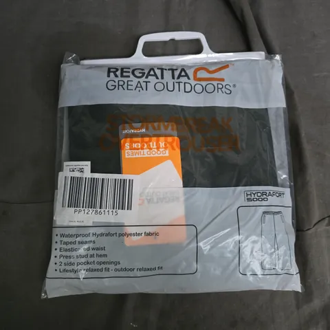 BAGGED REGATTA HYDRAFORT 5000 BOTTOMS IN DARK OLIVE - XL