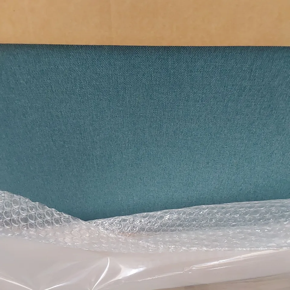 BAGGED DESIGNER 180cm SUPERKING SIZE MAKINTOSH STRUT NIRVANA HEADBOARD - TEAL