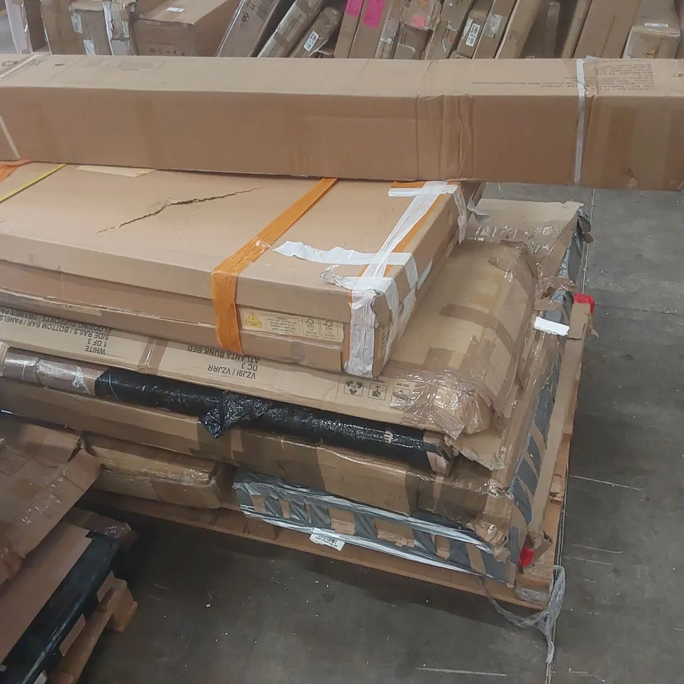 PALLET CONTAINING A VERY LARGE QUANTITY OF ASSORTED FURNITURE PARTS ECT