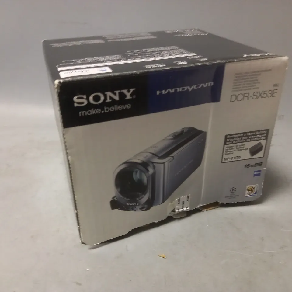 BOXED SONY DCR-SX53E HANDYCAM 