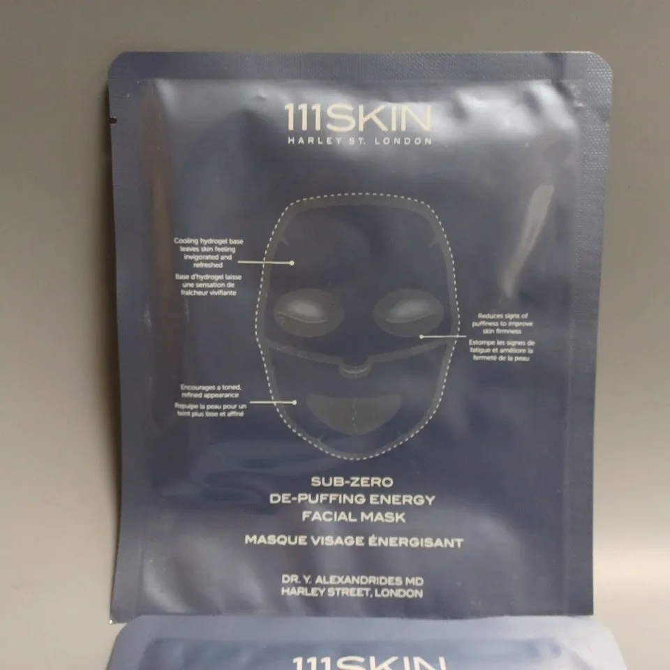 APPROXIMATELY 10 111SKIN SUB-ZERO DE-PUFFING ENERGY FACIAL MASK 30ML 