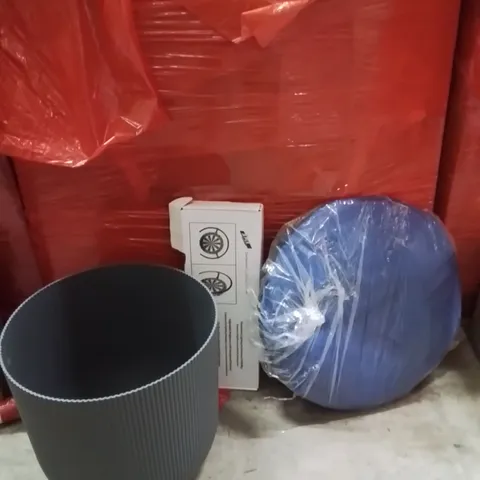 PALLET OF ASSORTED HOUSEHOLD GOODS AND PRODUCTS TO INCLUDE;PLANT POT,POPUP TENT,LED LIGHTING SYSTEM FOR DARTBOARD 