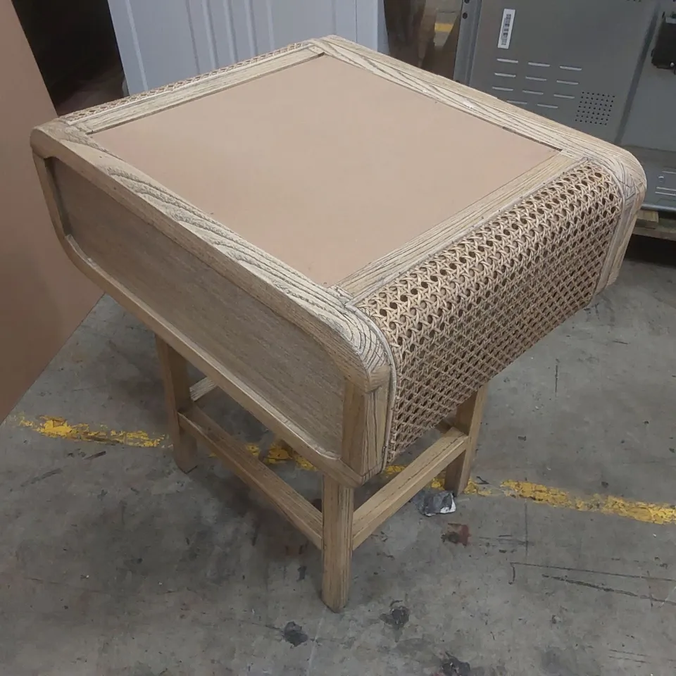 DESIGNER WOODEN BEDSIDE TABLE