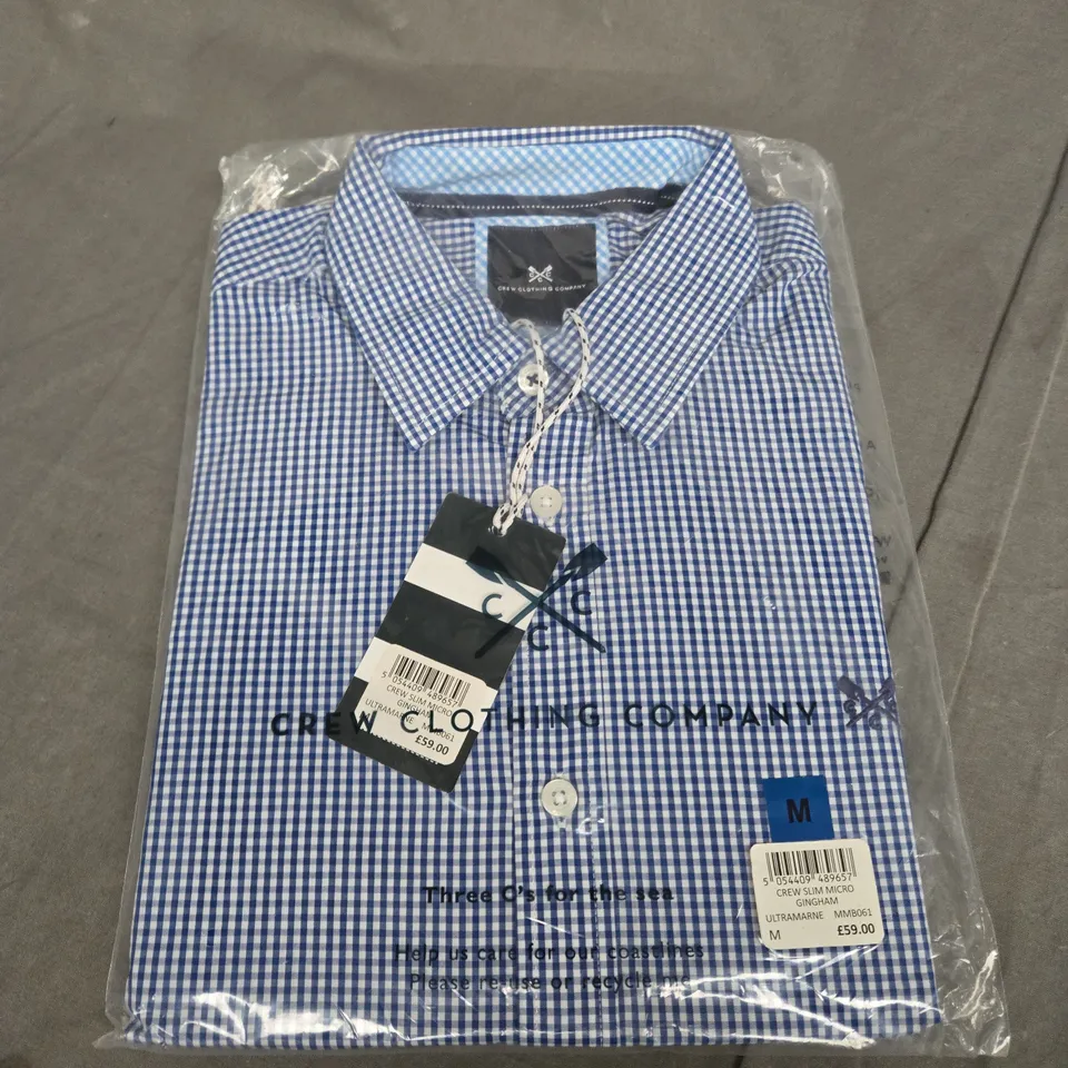 SEALED  CREW CLOTHING COMPANY - CREW SLIM MICRO SHIRT SIZE M