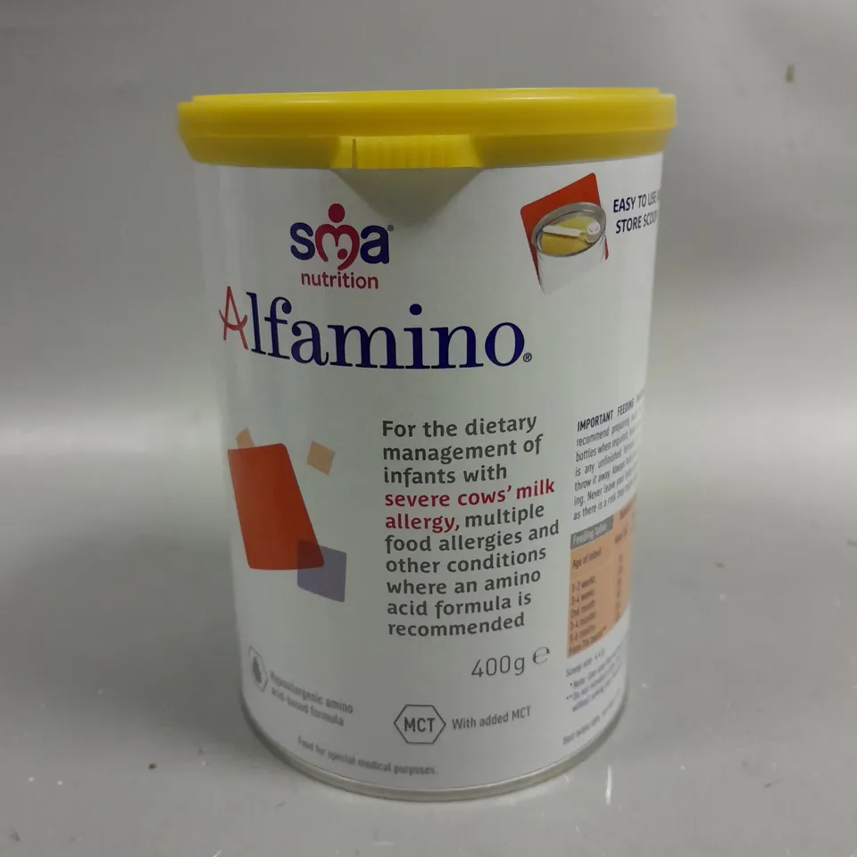SEALED SMA ALFAMINO COWS MILK ALLERGY FORMULA - 400G